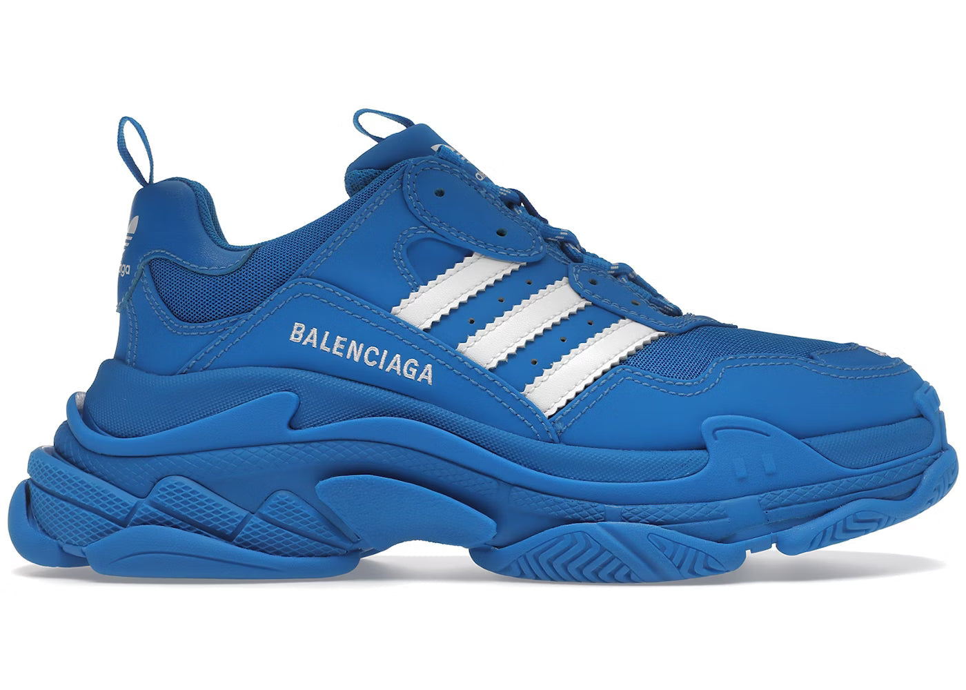 Balenciaga Triple S X Adidas Blue