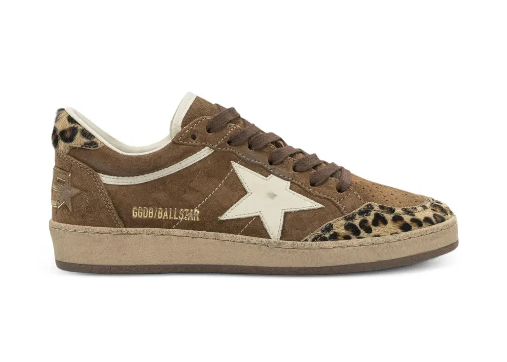 Golden Goose Ball Star Leopard Print